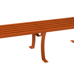 banca gomera sinrespaldo metal