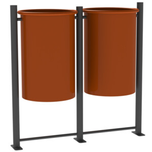 bote doble liso metal